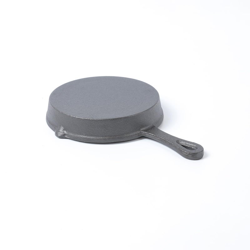 HAWOK Cast Iron Mini Skillet, Round Pan, Mini Server, DIA 5.3inch, 6 Pcs, Black - Image 5